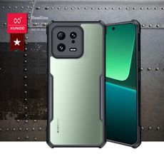 【XUNDD 訊迪】軍事防摔 小米 Xiaomi 13 鏡頭全包覆 清透保護殼 手機殼(夜幕黑)