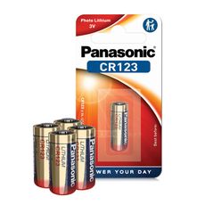 【Panasonic 國際牌】CR123 一次性鋰電池 E123A/K123L/CR17345-吊卡