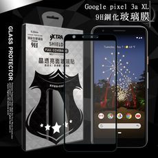 【VXTRA】全膠貼合 Google pixel 3a XL 滿版疏水疏油9H鋼化頂級玻璃膜(黑)