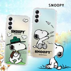 【SNOOPY 史努比】正版授權 三星 Samsung Galaxy A14 5G漸層彩繪空壓手機殼