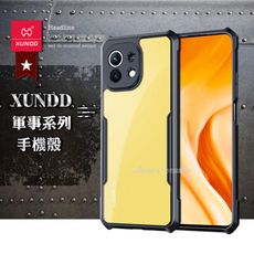 【XUNDD 訊迪】軍事防摔 小米11 Lite 5G NE/11 Lite鏡頭全包覆保護手機殼-黑