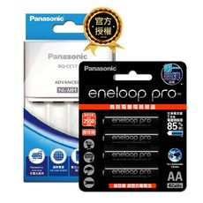 【Panasonic 國際牌】BQ-CC17 4 槽充電器+eneloop pro鎳氫充電電池