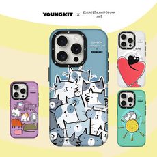 【YOUNGKIT】原創潮流 iPhone 15 Pro 6.1吋 萌咪系列 Magsafe防摔殼