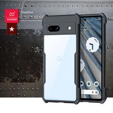 【XUNDD 訊迪】軍事防摔 Google Pixel 7a 鏡頭全包覆 清透保護殼 手機殼(黑)