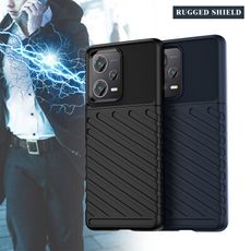 【RUGGED SHIELD】雷霆系列 紅米Redmi Note 12 Pro+ 5G軍工氣墊手機殼