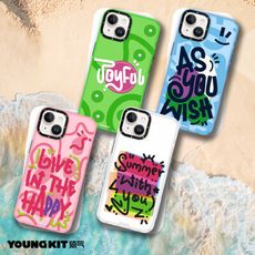 【YOUNGKIT】原創潮流 iPhone 14/13 6.1吋 共用 夏至系列 活力繽紛防摔手機殼