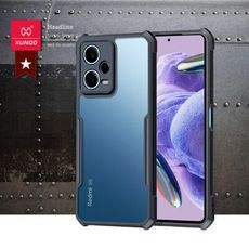 【XUNDD 訊迪】軍事防摔 紅米Note 12 Pro+ 5G 鏡頭全包覆清透保護手機殼(夜幕黑)
