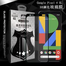 【VXTRA】全膠貼合 Google Pixel 4 XL 滿版疏水疏油9H鋼化頂級玻璃膜(黑)