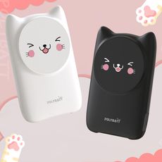 【POLYBATT】撒嬌貓咪 10000mAh Magsafe多合一快充行動電源 磁吸無線充電