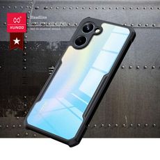 【XUNDD 訊迪】軍事防摔 realme 10 Pro 鏡頭全包覆 清透保護殼 手機殼(夜幕黑)