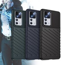 【RUGGED SHIELD】雷霆系列 小米 Xiaomi 12T/12T Pro軍工氣墊防摔手機殼