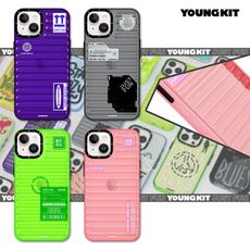 【YOUNGKIT】原創潮流 iPhone 14/13 6.1吋 共用 螢石系列 立體透彩防摔手機殼