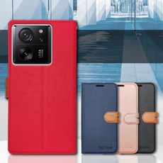 【CITY都會風】小米 Xiaomi 13T / 13T Pro 共用 插卡立架磁力手機皮套 吊飾孔