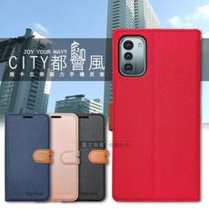 【CITY都會風】Nokia G21 插卡立架磁力手機皮套 有吊飾孔