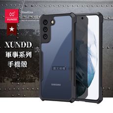 【XUNDD 訊迪】軍事防摔 三星 Galaxy S21 FE 5G 鏡頭全包覆 清透保護手機殼-黑