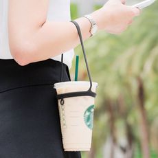【Bone 官方】環保杯綁 飲料提袋  - 簡約款(二入組)