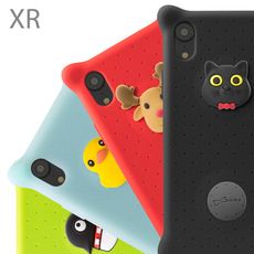 【Bone 官方】iPhone XR 手機殼 泡泡保護套 - 貓咪 / 麋鹿 / 鴨子 / 企鵝