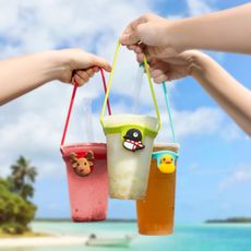 【Bone 官方】環保杯綁 飲料提袋 - 貓咪 / 麋鹿 / 鴨子 / 企鵝