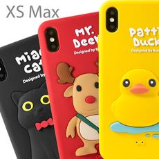 【Bone 官方】iPhone XS Max 手機殼 公仔保護套 - 貓咪 / 麋鹿 / 鴨子