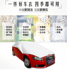 【3C精品閣】汽車罩夏季汽車防曬隔熱遮陽擋加厚車衣半罩遮陽罩車罩