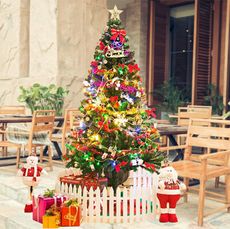 【現貨】聖誕樹禮包套餐 210cm高聖誕節 裝飾 小飾品 掛件 場景布置道具 交換禮物