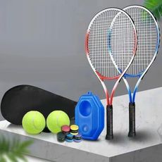 【3C精品閣】雙人網球訓練器 單人打帶線回彈自練 初學者網球親子網球拍套裝