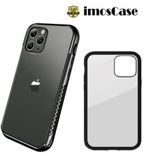 【IMOS】Ｍ系列 iPhone 12 系列 美國軍規認證雙料防震保護殼-潮流黑