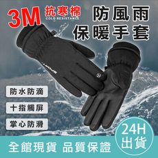【現貨】3M抗寒棉防風手套 保暖防寒 防風手套 手套 機車手套 十指觸控 防潑水騎士手套