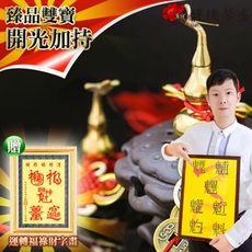 馥瑰馨盛【一葉致富葫蘆五帝錢二入組贈運轉福祿財字畫】五帝錢 六帝錢 十帝錢 防小人NS0207