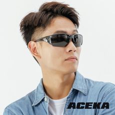 【ACEKA】T-Rex 時尚潮流碳纖紋格運動太陽眼鏡 (含三組鏡片)