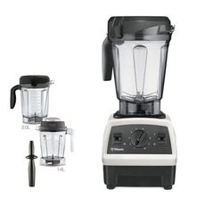 美國Vitamix【E320-W】全食物調理機探索者+14公升雙杯組白色果汁機(7-11商品卡700