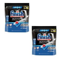 FINISH【FINISH-ULTIMATE-2】量子極淨洗碗凝球全效合一洗碗塊洗滌球洗碗錠2包組共