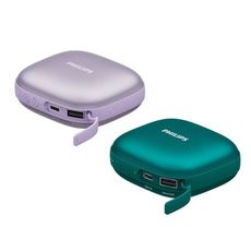 飛利浦【DLP2136V-P】5200mah暖手寶粉紫色DLP2136VP行動電源(7-11商品卡1