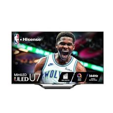 Hisense海信【100U7N】100吋4K QLED量子點連網顯示器(含標準安裝)(商品卡139