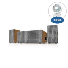 DIKE【DSM307DBR】全木質藍牙多媒體2.1聲道喇叭音響(7-11商品卡100元)
