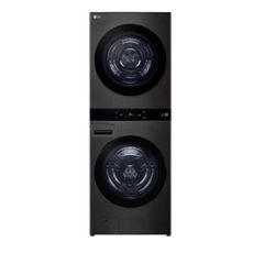 LG樂金【WD-S2220B】22公斤AI智控黑色洗衣塔洗衣機乾衣機(含標準安裝)(7-11商品卡3
