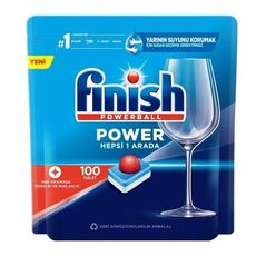 FINISH【FINISH-TABLET-1】洗碗錠100入全效合一洗碗塊洗滌球1盒組洗碗機配件