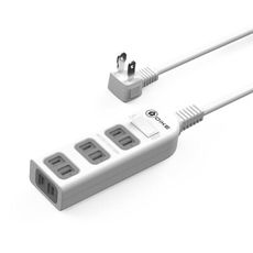 DIKE【DAH546WT】安全加強型一切四座電源延長線-6尺/1.8M排插