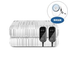 飛利浦【AHR3142ED】雙人雙控電熱毯1800X1500電暖器(7-11商品卡600元)