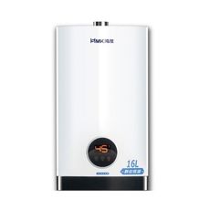 鴻茂【H-1601-NG1】13公升強制排氣屋內型FE式熱水器(全省安裝)