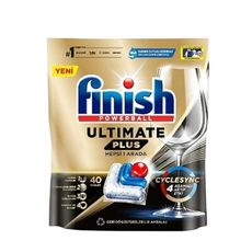 FINISH【FINISH-ULTIMATE-1】量子極淨洗碗凝球全效合一洗碗塊洗滌球洗碗錠1包組共