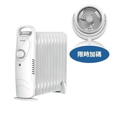 DIKE【HLE600WT-COOL】11葉片機械式油燈恆溫HLE600WT電暖器