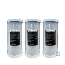 (3支入)CLEAN PURE 10英吋大胖CTO壓縮柱狀活性碳濾心 台灣製造 SGS認證 大胖濾心