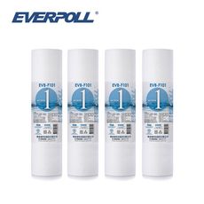 (4支入)EVERPOLL EVB-F101標準型10英吋1微米PP濾芯