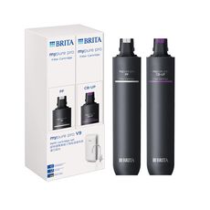 (共2支)德國BRITA mypure pro V9專用一年份濾心組 PF一支 CB-UP一支
