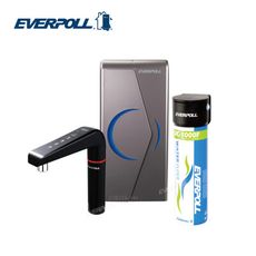 EVERPOLL EVB-298-E廚下型雙溫UV觸控飲水機搭DC-1000單道雙效淨水器 大大淨水