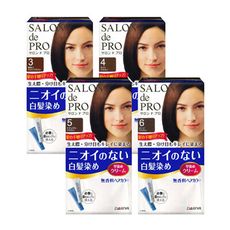 日本DARIYA塔莉雅 沙龍級無味型白髮染髮劑(多色任選4入)