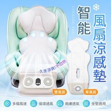 【單風扇！通風內裡】 智能風扇涼感墊 嬰幼兒風扇涼墊 風扇涼墊 涼感墊 推車涼感墊 坐墊 推車