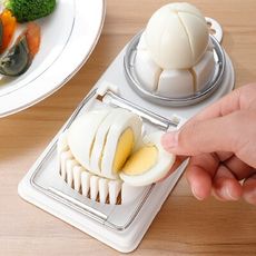 【切蛋神器！廚房必備】 二合一切蛋器 多功能切蛋器 日式切蛋器 切蛋器 分割器 不鏽鋼切蛋器