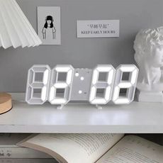 【立體數顯！多種功能】 3D數字時鐘 數字時鐘 立體時鐘 電子鐘 掛鐘 立鐘 鬧鐘 數字鐘 3D時鐘